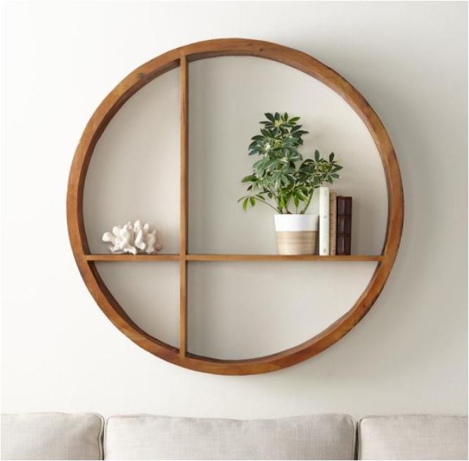 Round-wood-shelf