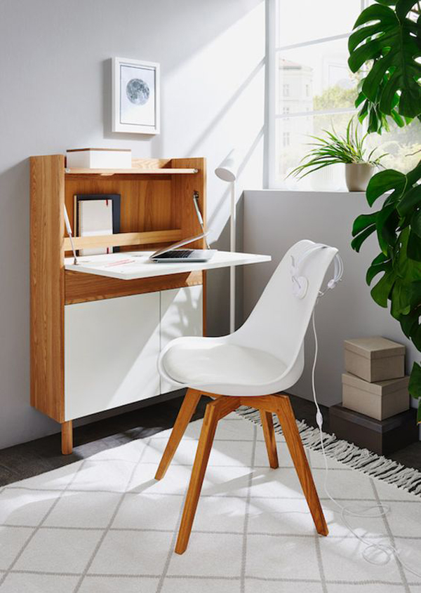 Small-home-office-cabinet-with-folding-desks