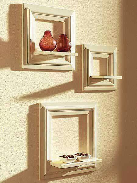 Wall-decoration-from-old-picture-frames