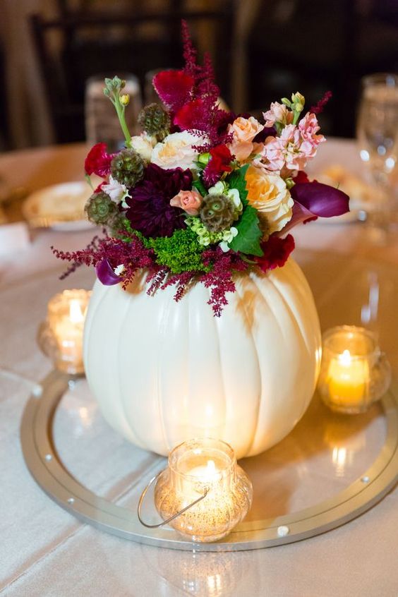 04-pumpkin-used-as-a-vase-for-a-fall-wedding-centerpiece-1