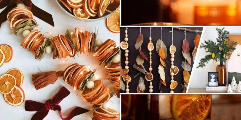 10 dried orange crafts to beautify your home2