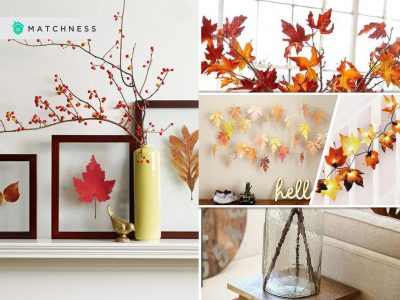 10 ideas to use maple leaf for your fall home decoration2