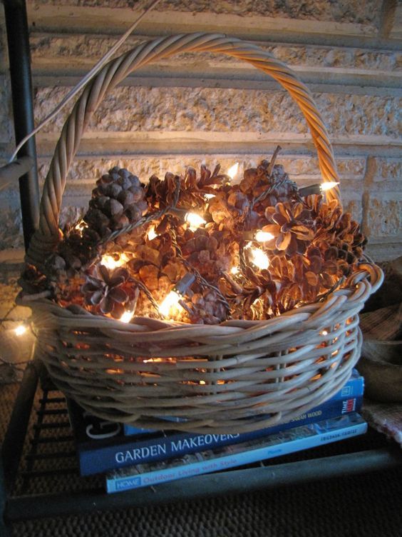 10-put-pinecones-in-a-basket-and-gently-wrap-white-christmas-lights-throughout