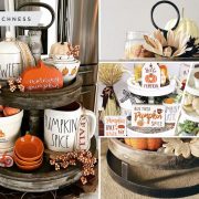 15 impressive fall tiered tray set ideas2