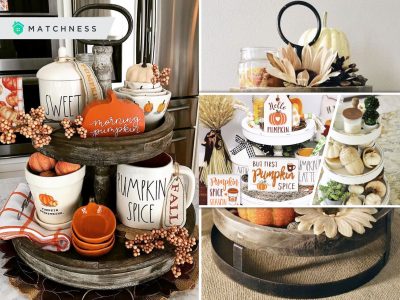 15 impressive fall tiered tray set ideas2