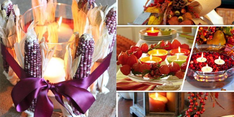 30 ideas to use candles as your fall home decoration2