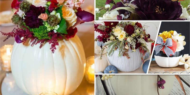 45 pretty cute pumpkin vases to complete your fall decor2