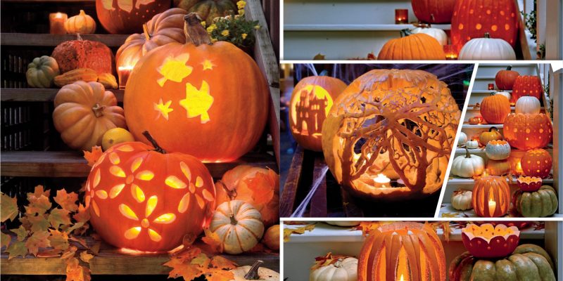60 interesting pumpkin outdoor lighting ideas2
