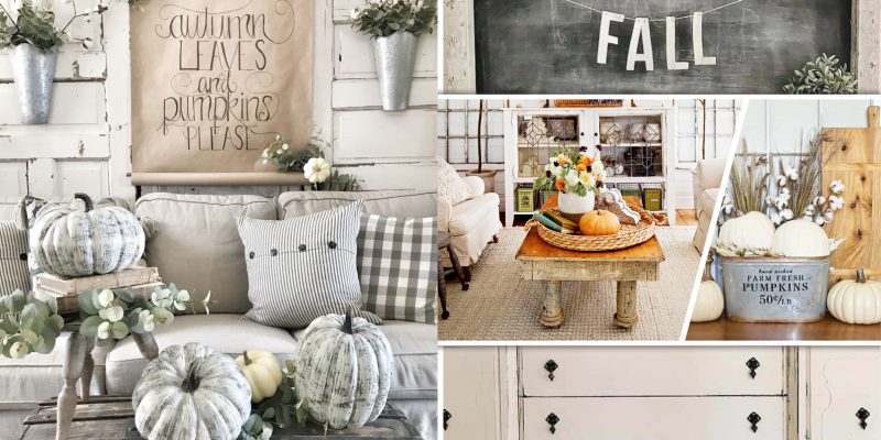 Combining farmhouse and fall decor concept with these 45 ideas2
