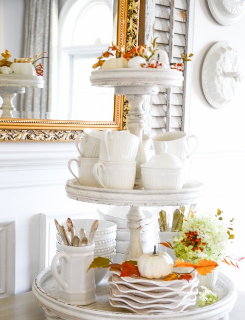 Fall-tiered-tray-in-dining-room-stonegableblog-2