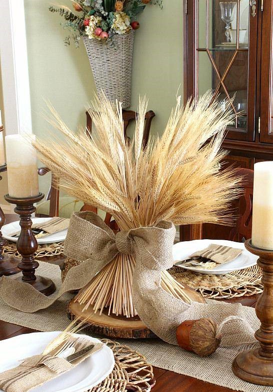 Wheat-bundle-centerpiece-dollar-store-fall-decor-anyone-can-make
