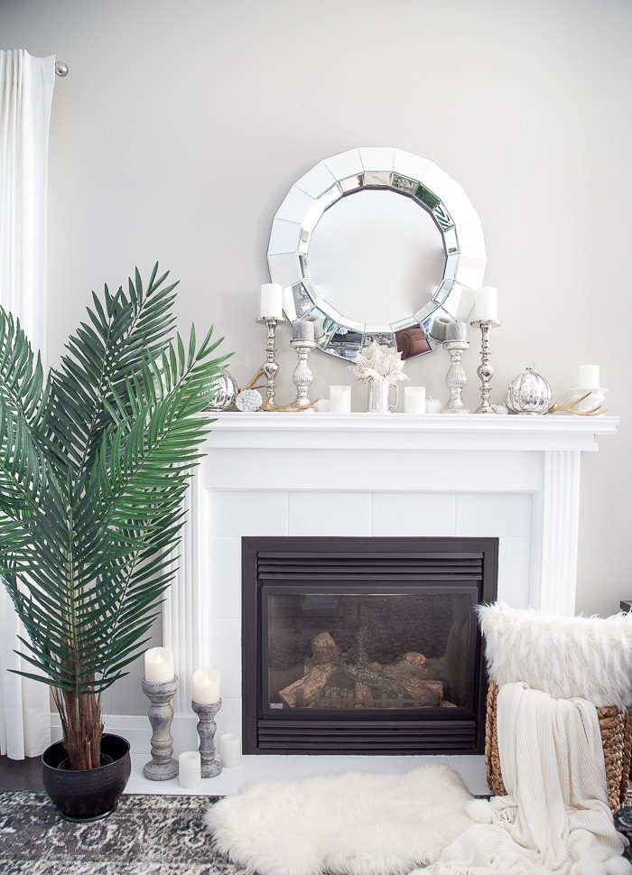 Artificial-palm-tree-living-room-decor-idea