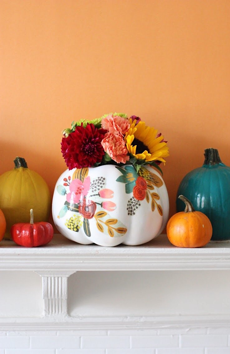 Diy-floral-pumpkins-for-fall-and-halloween-3