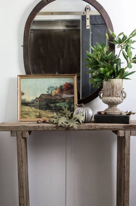 Fall-console-table