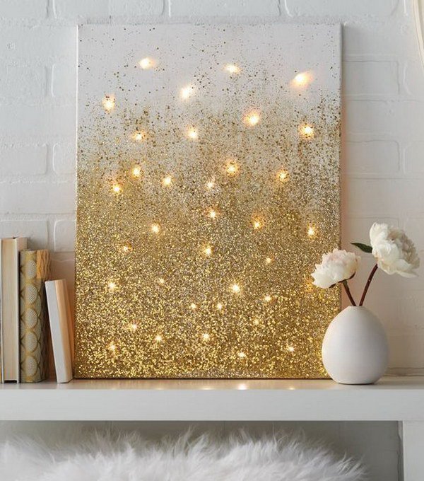 Glitter-fairy-christmas-lights-canvas