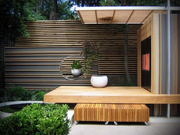 Home-backyard-designs-bamboo-fence-modern-inspiration