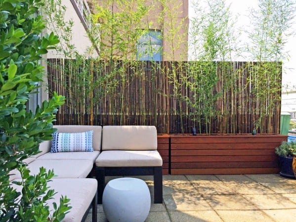 Patio-luxury-bamboo-fence-ideas
