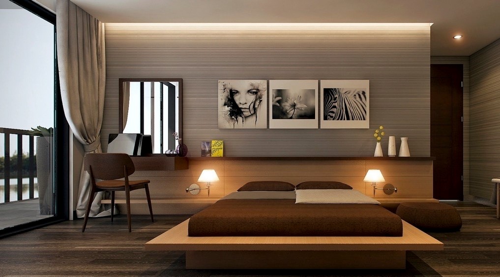 Stylish-bedside-lighting-in-minimalist-room