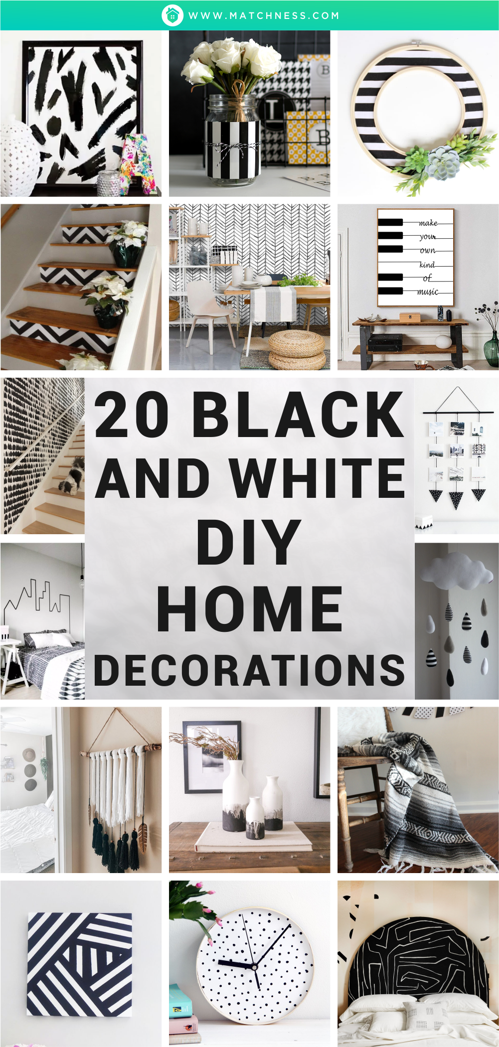 20-black-and-white-diy-home-decorations1