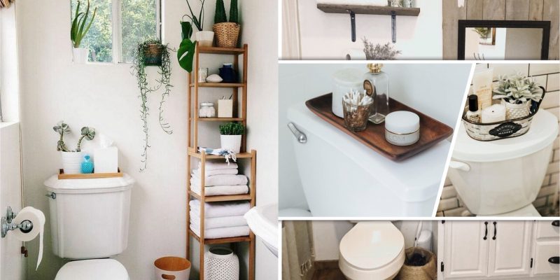 25 ideas to present toilet tank tray2