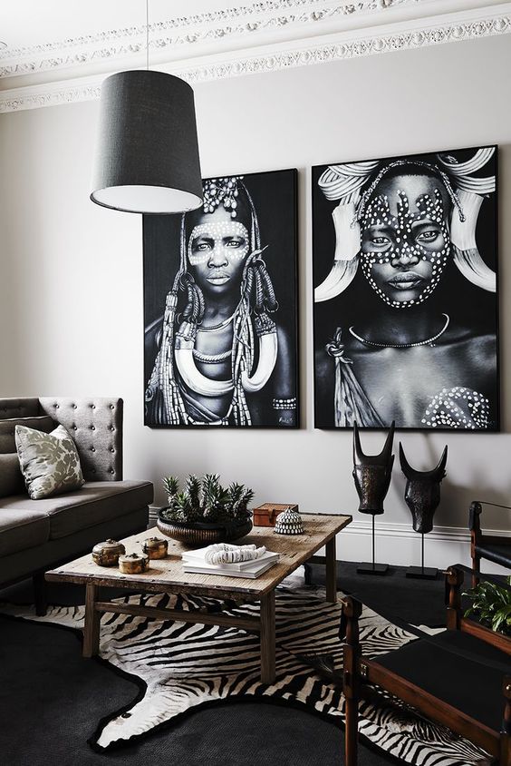 29-faux-zebra-skin-rug-in-a-living-room