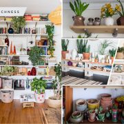 30 fresh plant-filled shelf ideas2