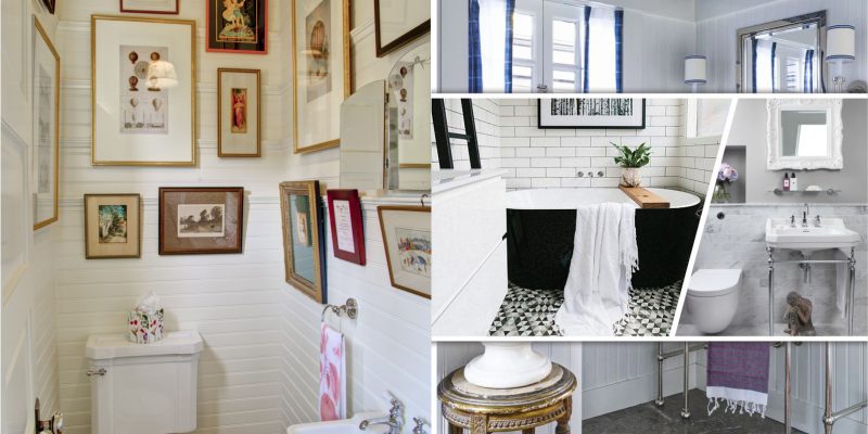 55 ways to present art to your bathroom2