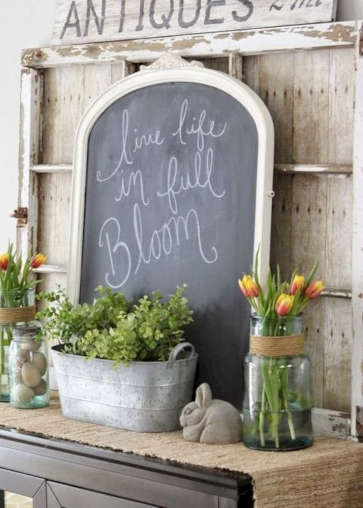 Awesome decor ideas to transition your home for springtime 37