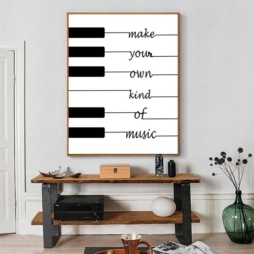 Black-and-white-piano-keys-inspirational-wall-art