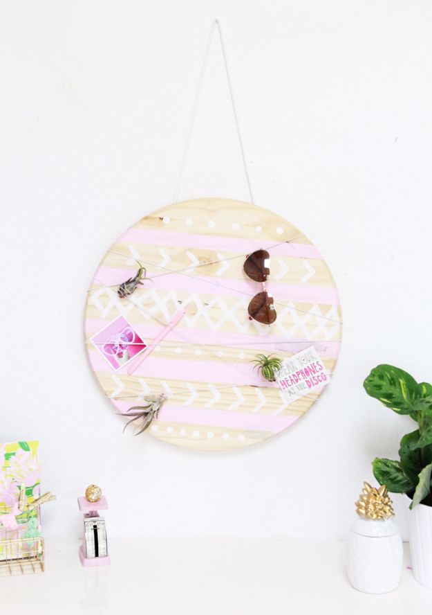 Diy-mud-cloth-inspired-organizer