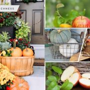 Having fall basket decoration will be awesome to add the season touch2