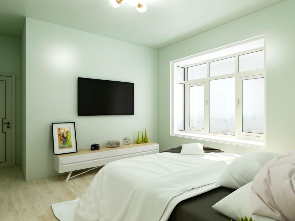 Light-green-bedroom_xujun_shutterstock