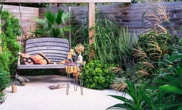 Smart-modern-rustic-landscape-with-a-swing-seat-and-ample-greenery-95405