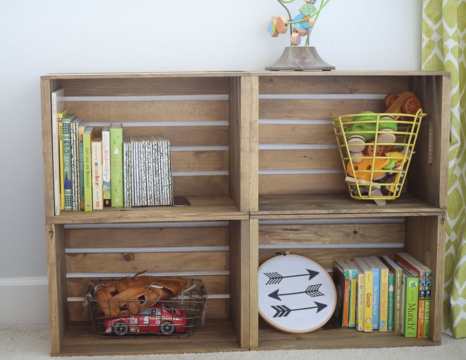 Wooden-crates-for-nursery-storage-and-bookshelf-2