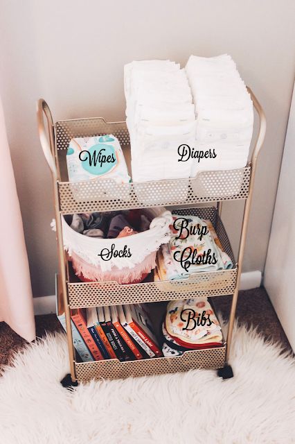 A-gilded-cart-with-boxes-bags-and-other-stuff-stored-comfortably-a-cart-can-be-moved-anywhere