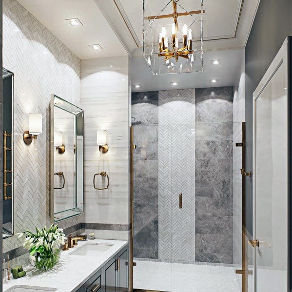 Brass-chandelier-design-ideas-for-bathroom-lighting