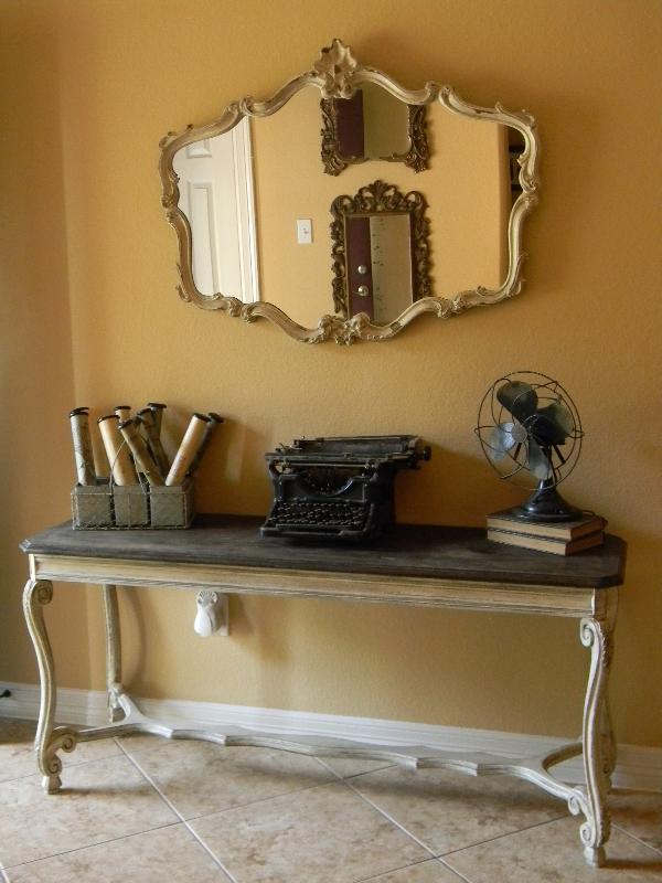 Industrial-console-table-decor