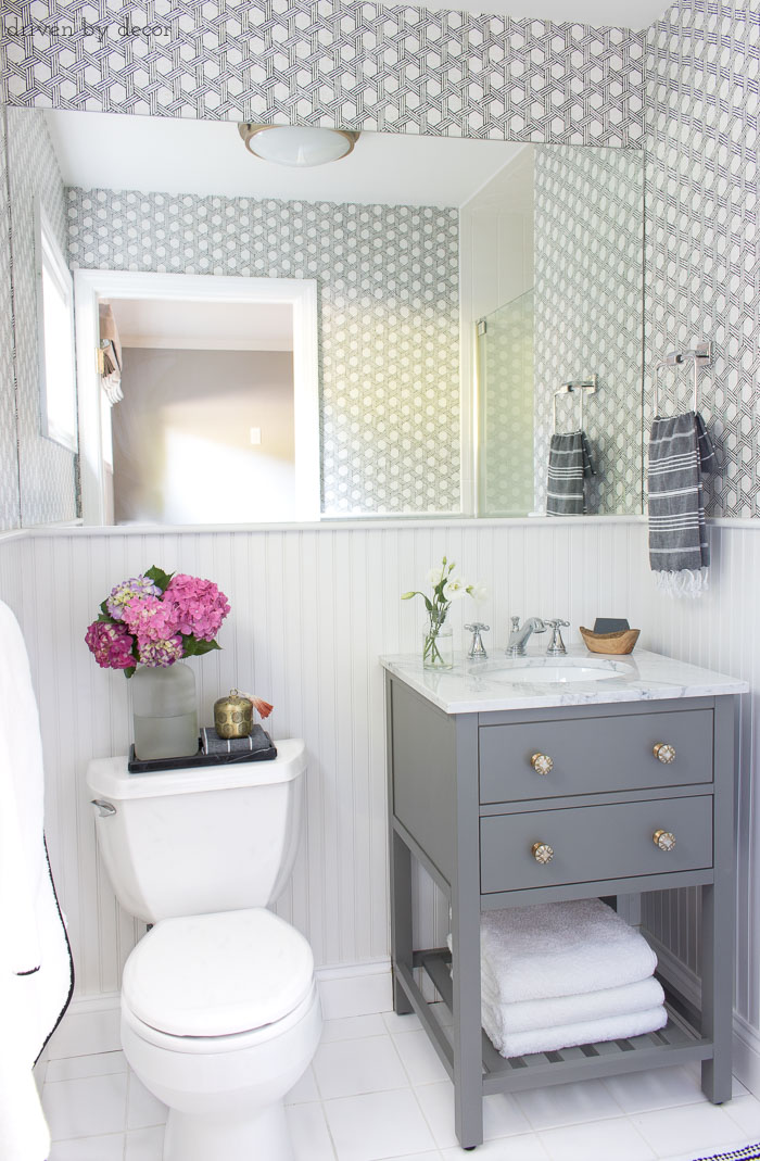 Small-bathroom-remodel-renovation-gray-vanity