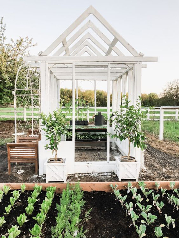 Small-greenhouse-ideas-with-garden-shed