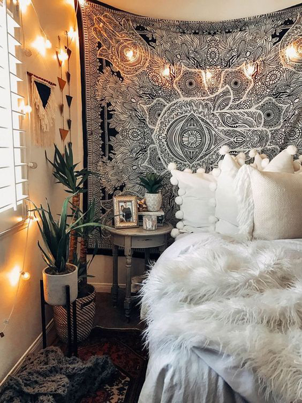 Trendy-tapestry-bedroom-styles