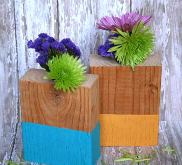 Vases-made-from-wood-blocks