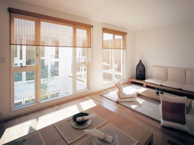 18-modern-japanese-living-and-dining-space-with-large-windows-and-mabmboo-shades