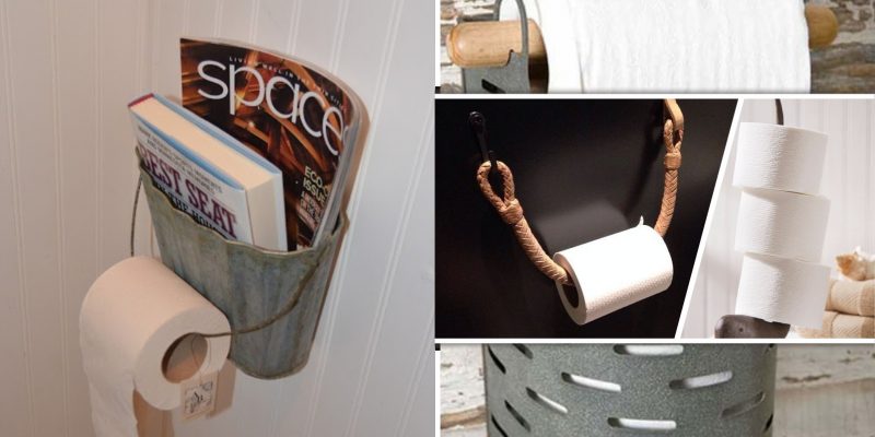 Creative toilet paper holders