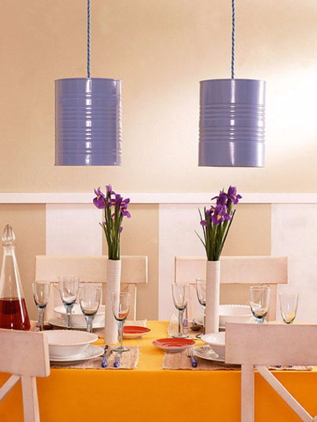 Diy-pendant-lights-of-tin-cans