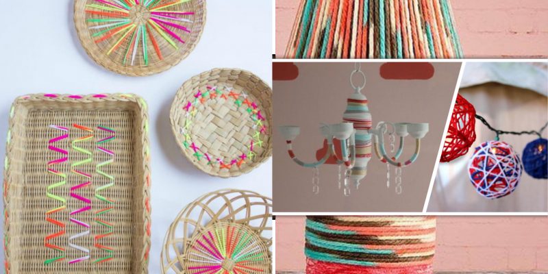 Diy yarn ideas for home decoration