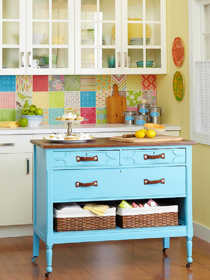 Dresser-turned-island