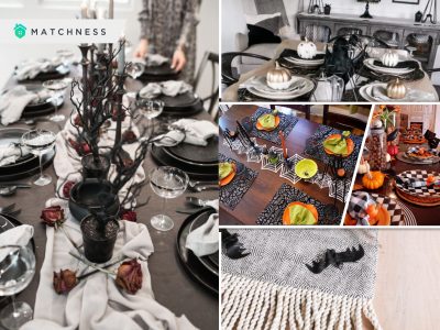 Halloween table setting inspirations