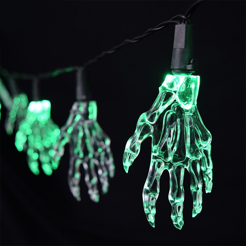 Halloween-green-hand-party-lights