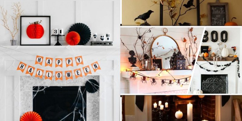 Ideas to decorate your halloween mantel