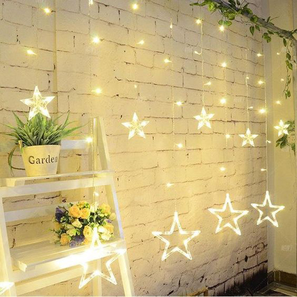 Led-star-string-lights-for-christmas-curtain